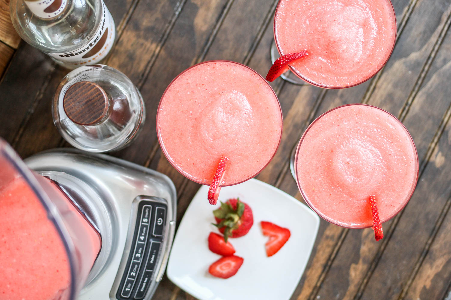 Frozen Strawberry Lemonade Margarita