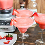 Frozen Strawberry Lemonade Margarita