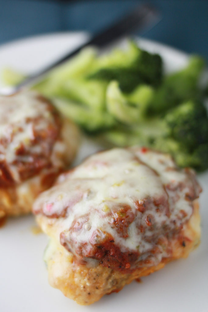 Spinach Stuffed Chicken Parm