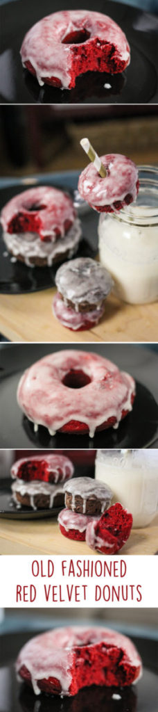 Old Fashioned Red Velvet Donuts