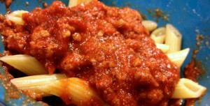 Turkey and Basil Meat Sauce