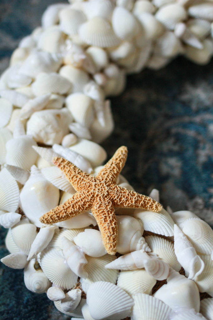 DIY Shell Wreath