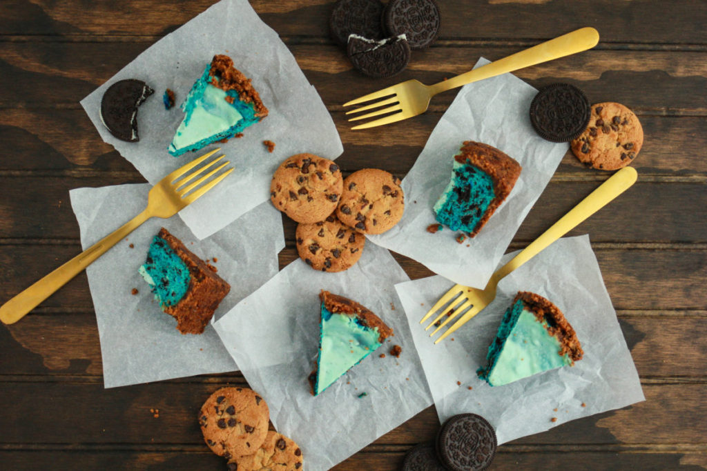 Cookie Monster Cheesecake