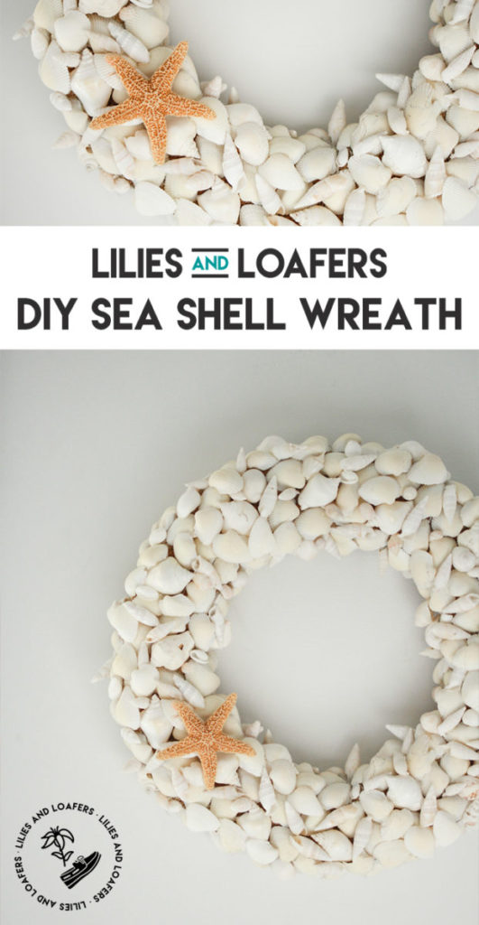 sea shell wreath