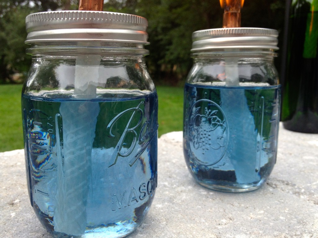 Mason Jar Citronella Candles