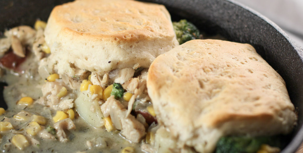 Turkey Biscuit Pie