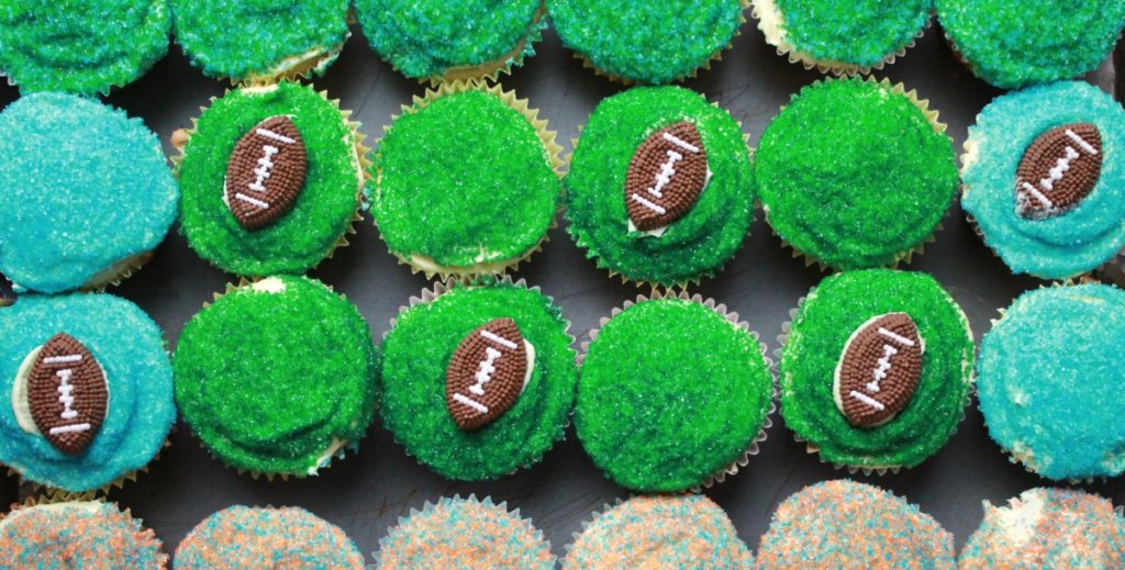 Super Bowl Cupcakes