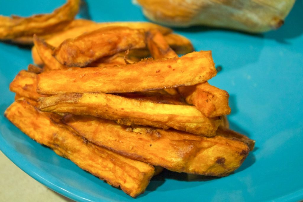 Sliders and Sweet Potato Fries