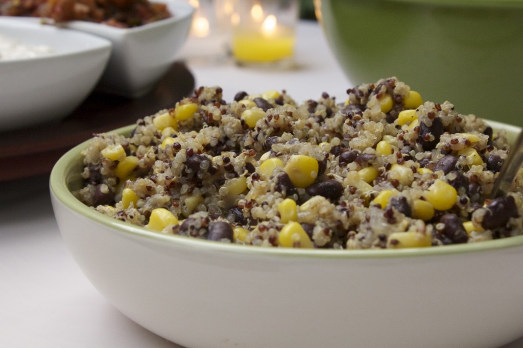 Quinoa Black Bean Corn Salad