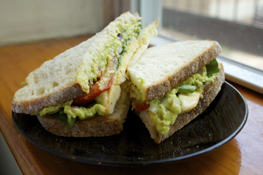 Chicken Guacamole Sandwich