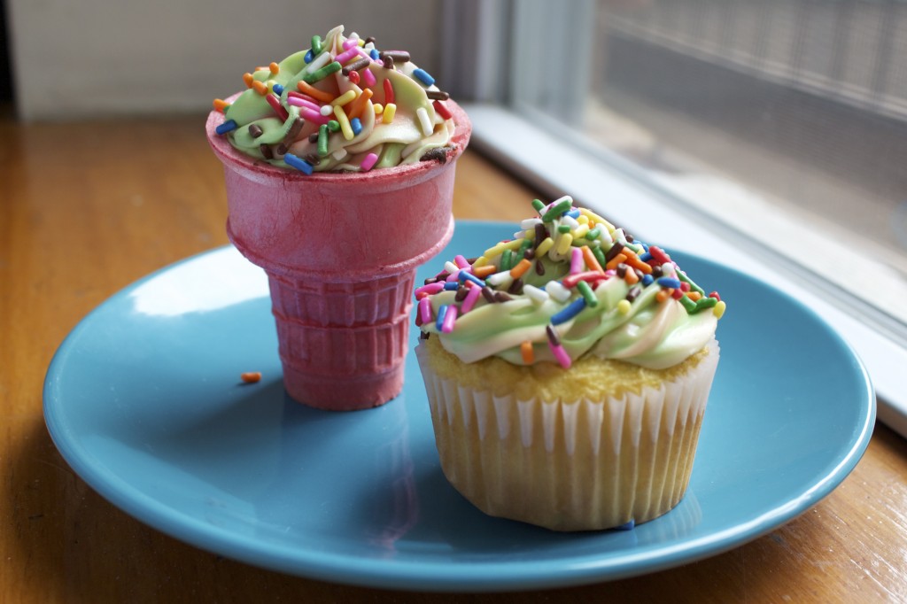 Ice Cream Cone Cupcakes