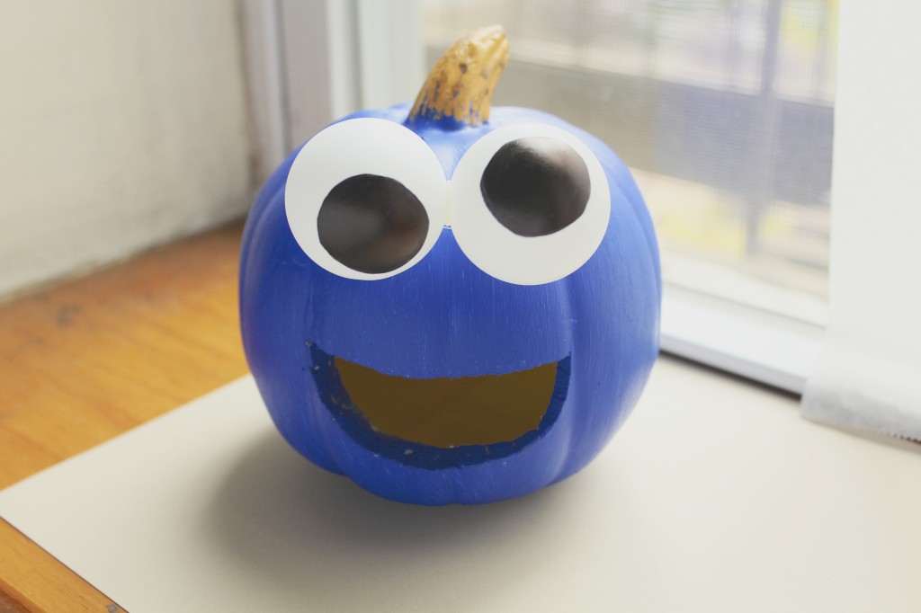 Cookie Monster Pumpkin