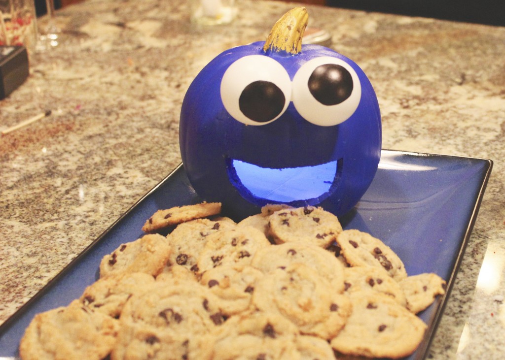 Cookie Monster Pumpkin