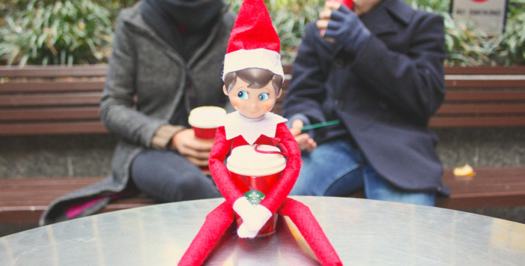 Elf on the Shelf Starbucks