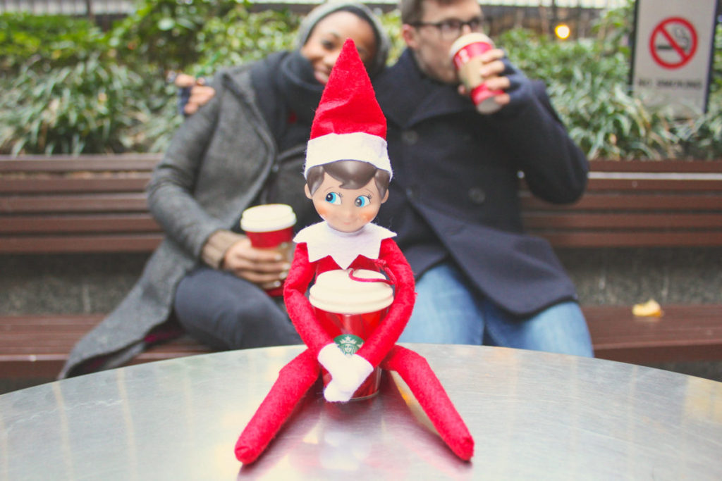 Elf on the Shelf Starbucks