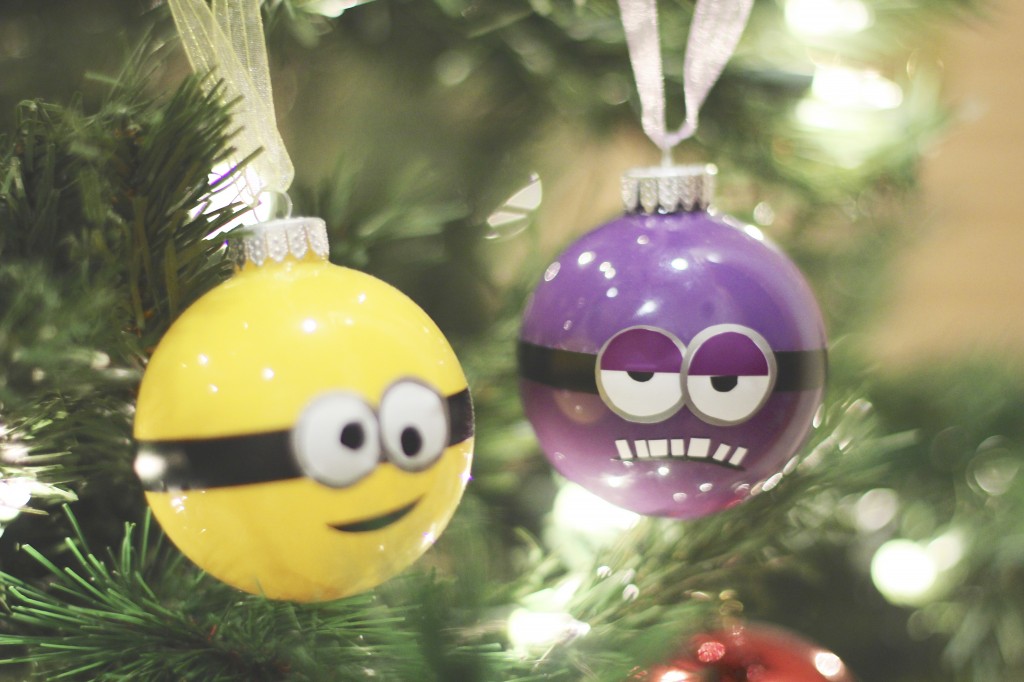 DIY Minion Ornaments