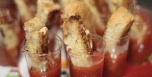 Grilled Cheese and Tomato Soup Shooters