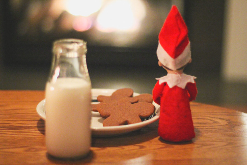 Elf on the Shelf Waiting for Santa