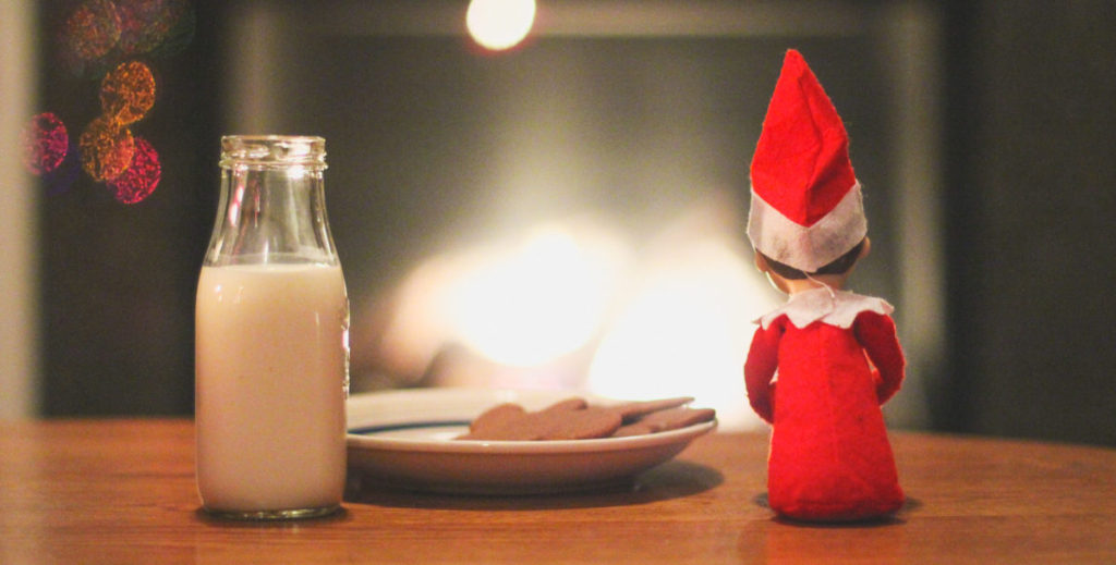 Elf on the Shelf Waiting for Santa