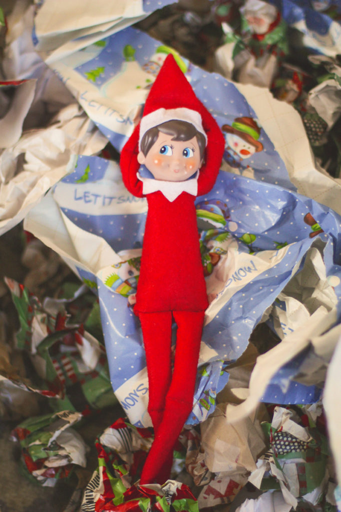 Elf on the Shelf Christmas Morning