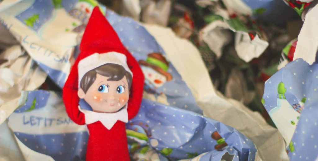 Elf on the Shelf Christmas Morning