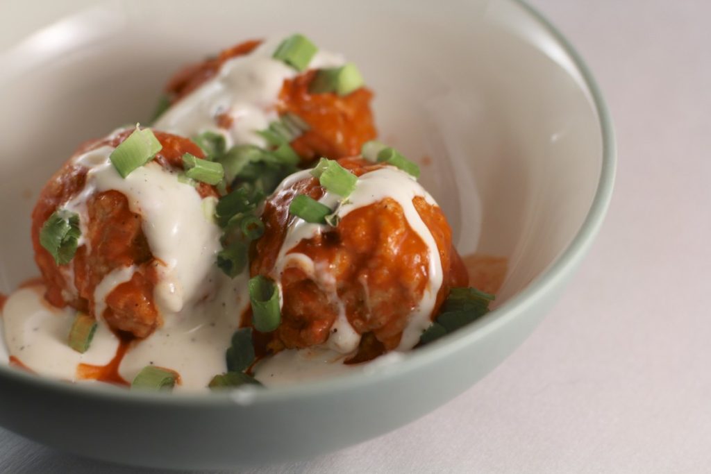 Buffalo Chicken Meatballs