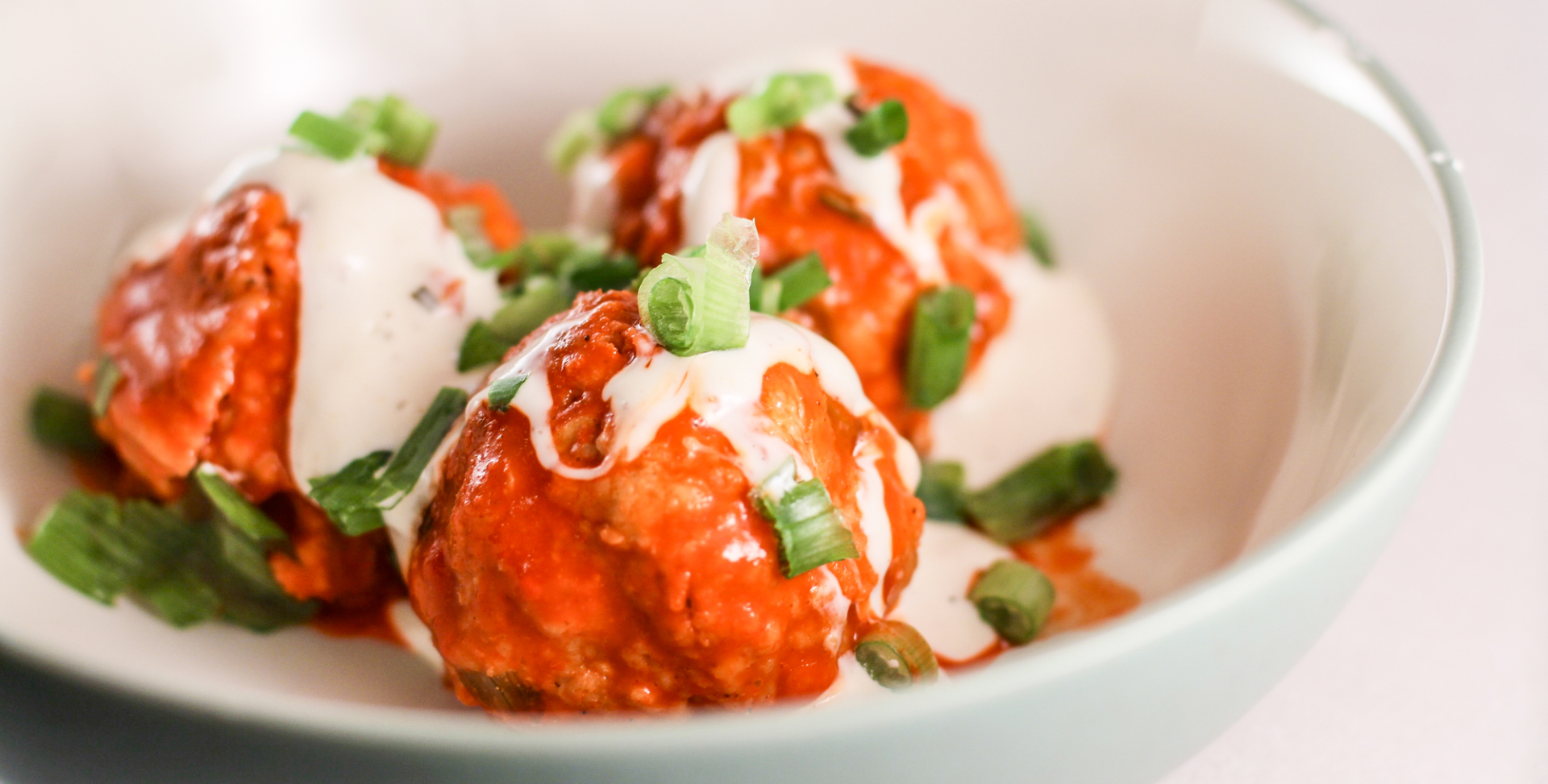 buffalo chicken meatballs