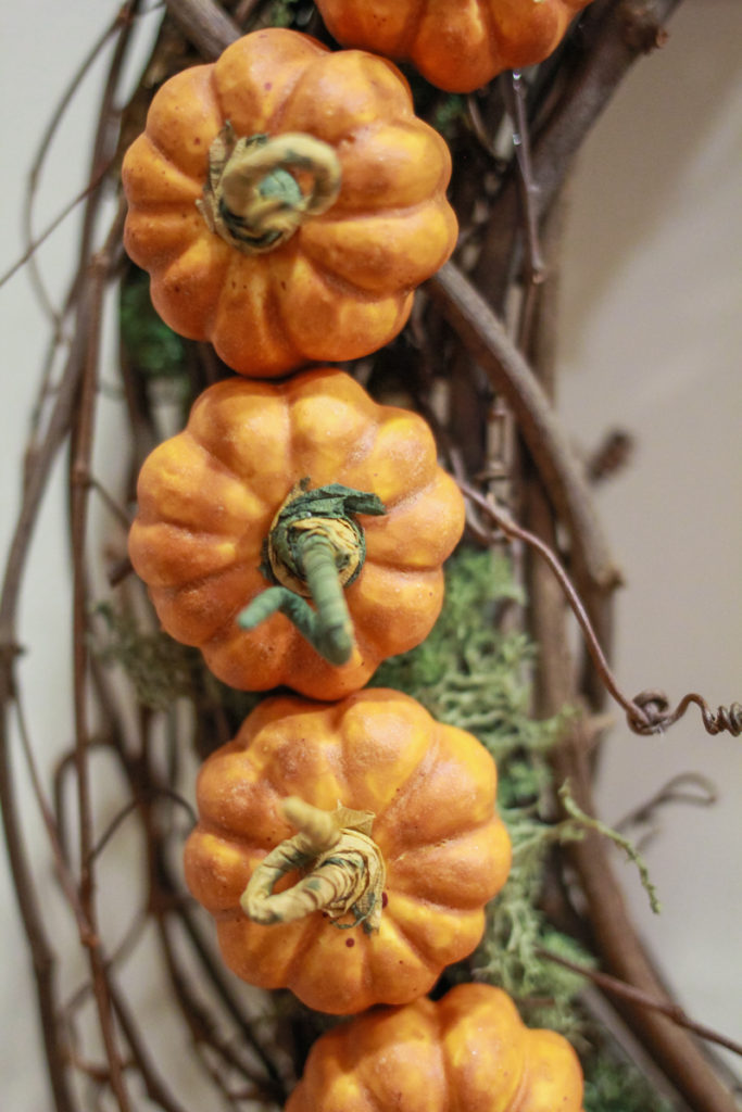 DIY Pumpkin Wreath