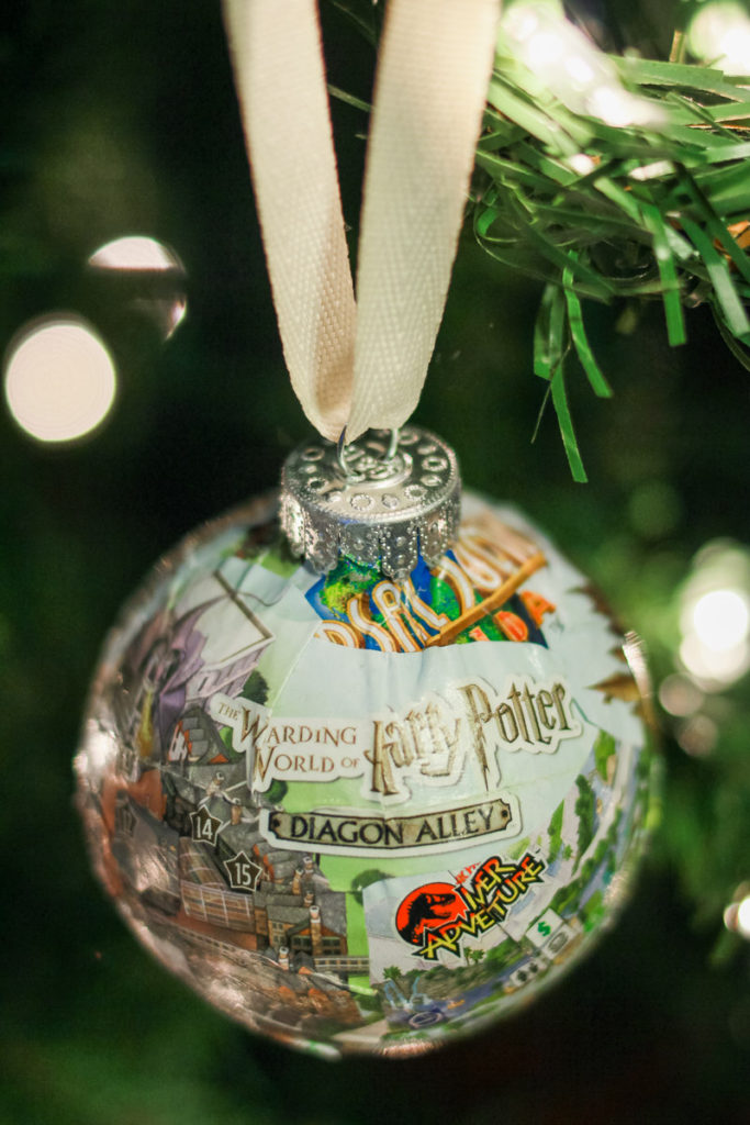 DIY Universal Studios Map Ornament