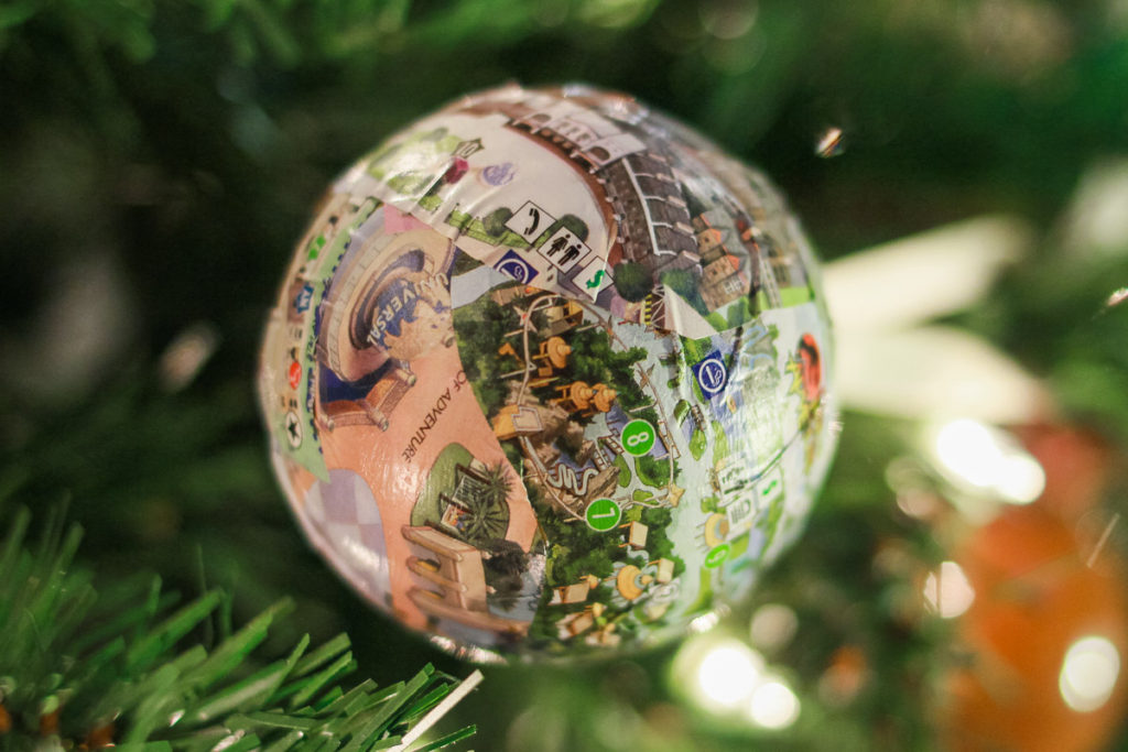 DIY Map Ornament