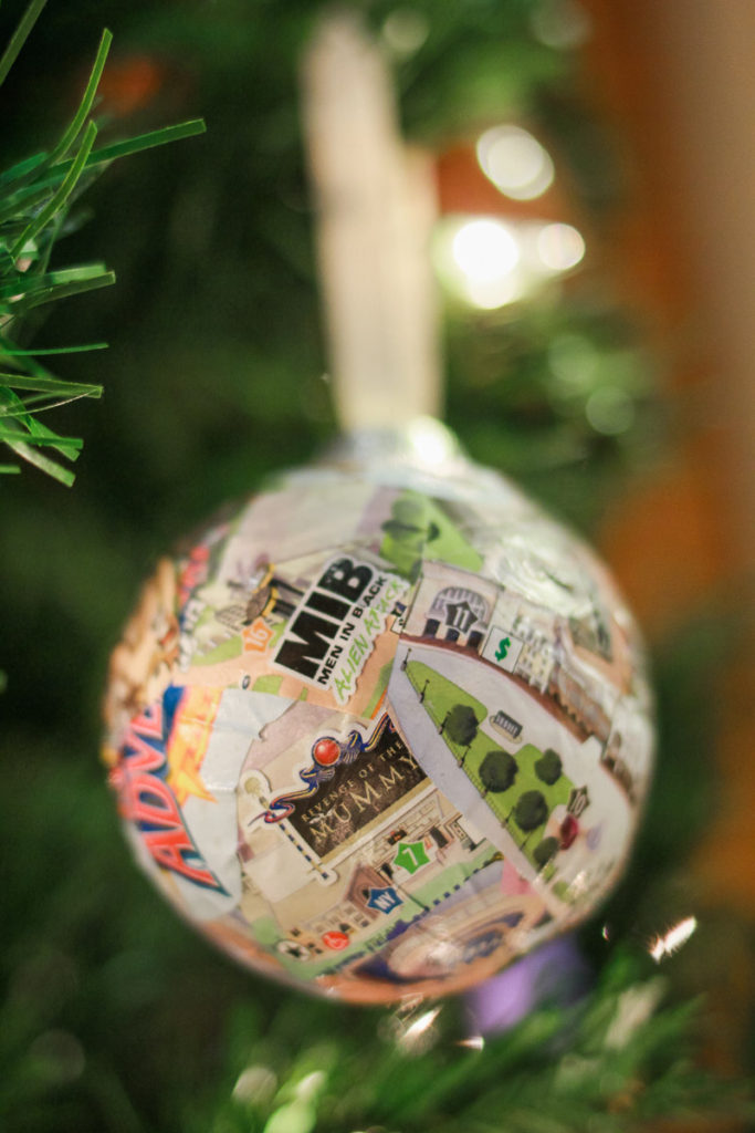 DIY Map Ornament