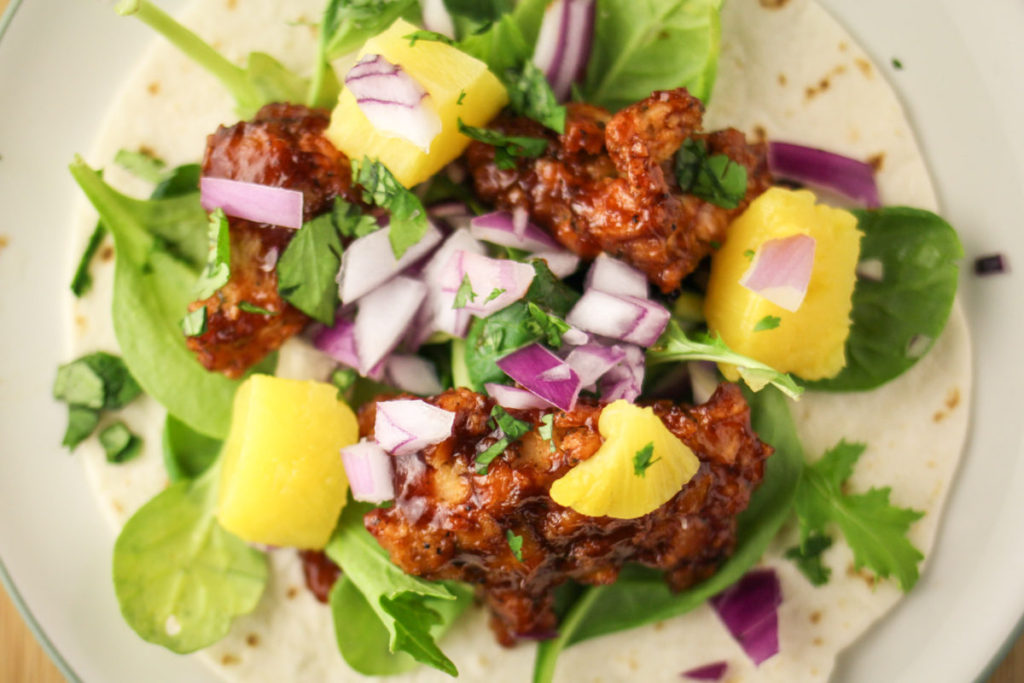 Hawaiian BBQ Fried Chicken