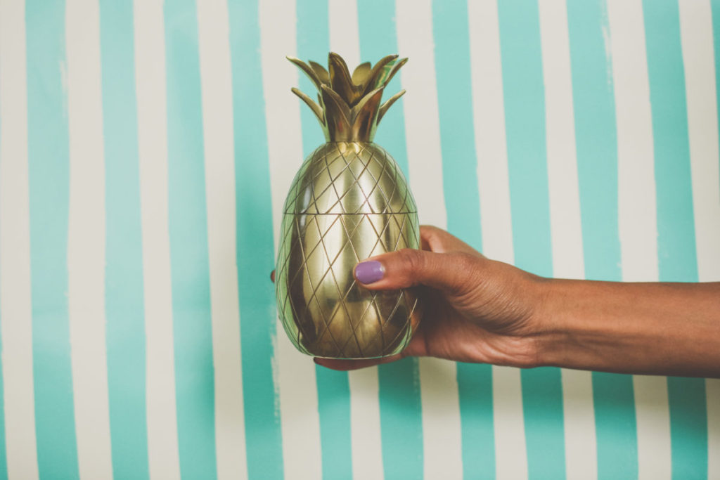 Gold Pineapple Tumbler