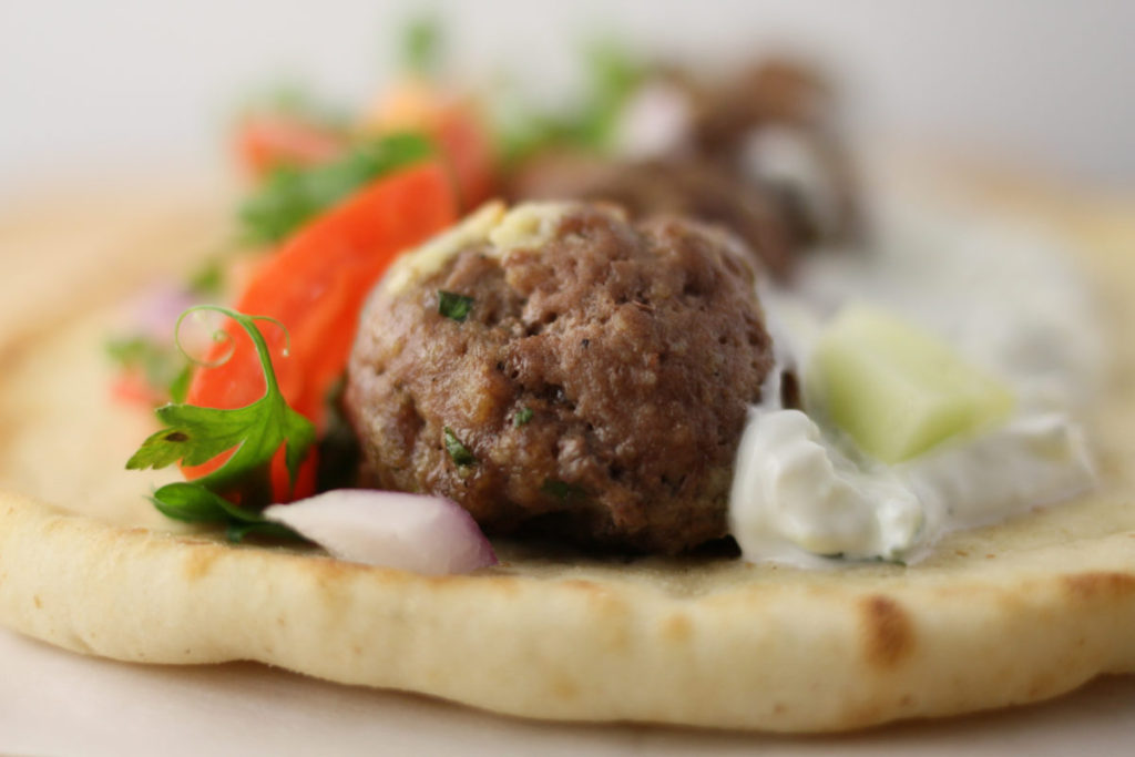 Mediterranean Meatball Gyros