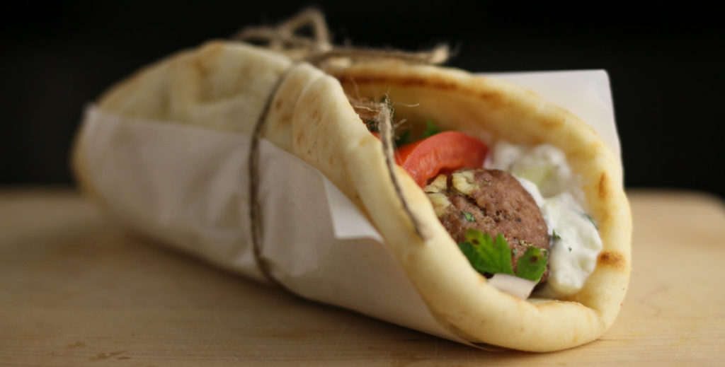 Mediterranean Meatball Gyros