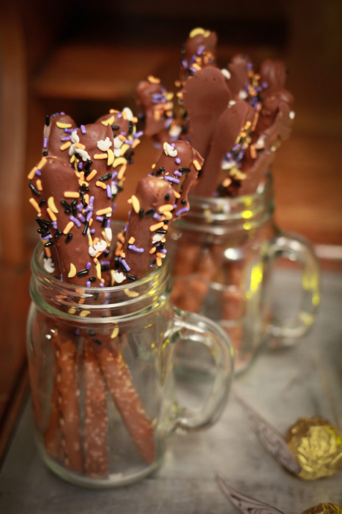 Homemade Chocolate Wands