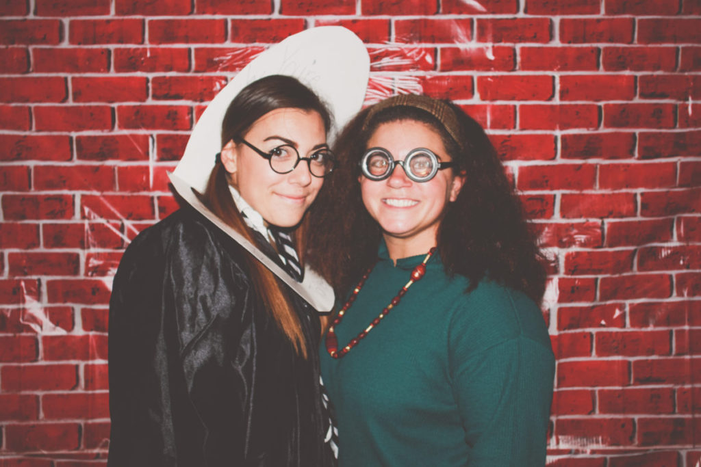 Moaning Myrtle and Trelawney