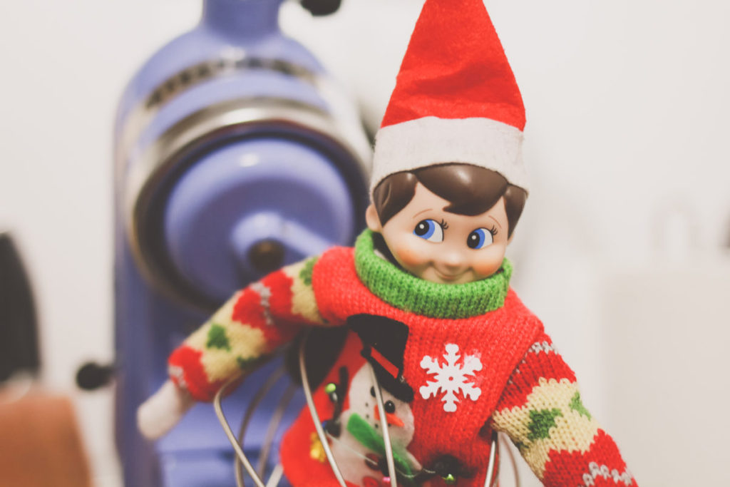 Elf on the Shelf Stuck in the Whisk