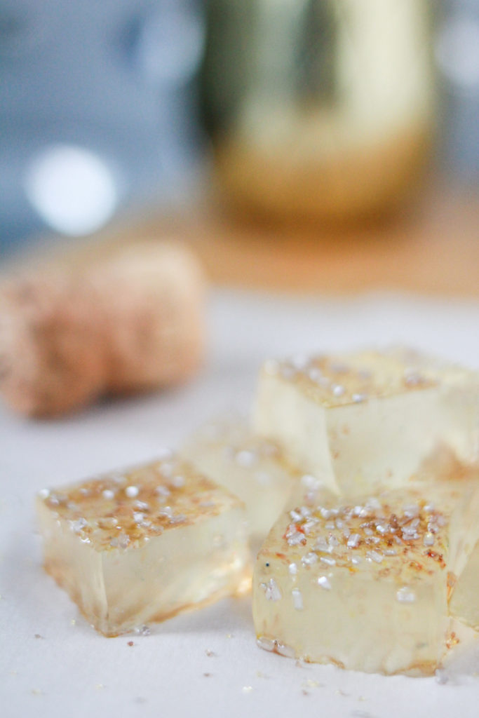 Champagne Margarita Jello Shots