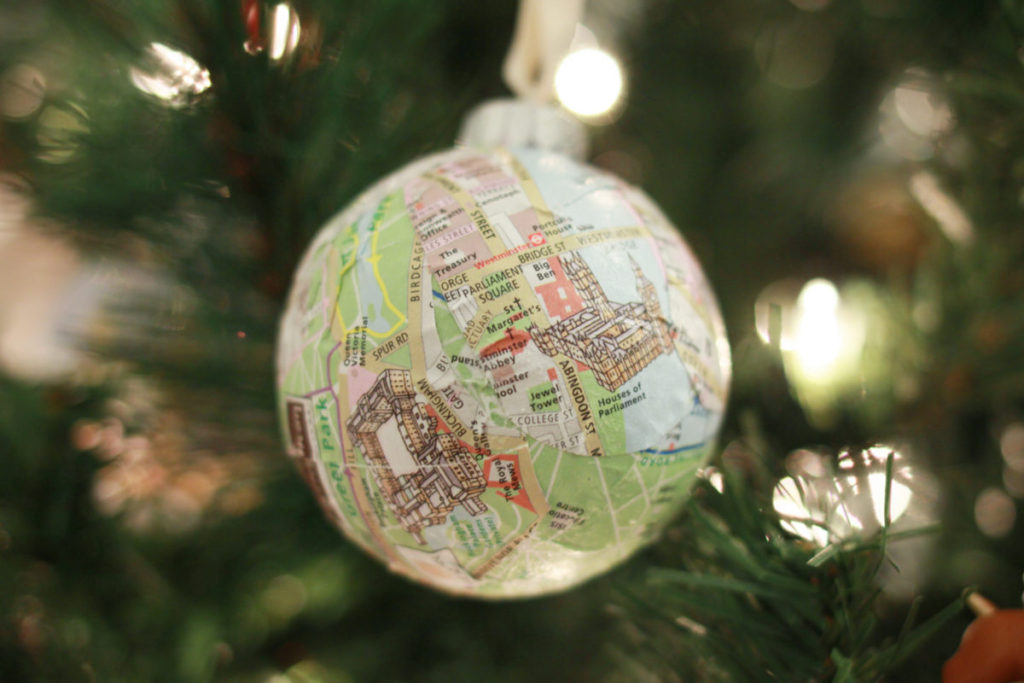 London Map Ornament