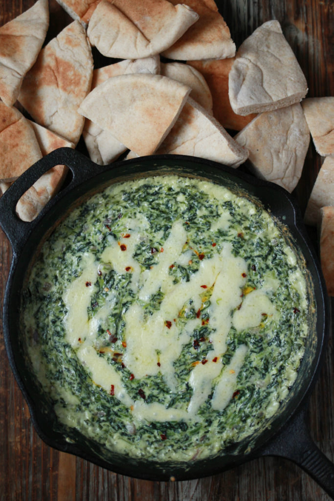 Cheesy Baked Spinach Dip