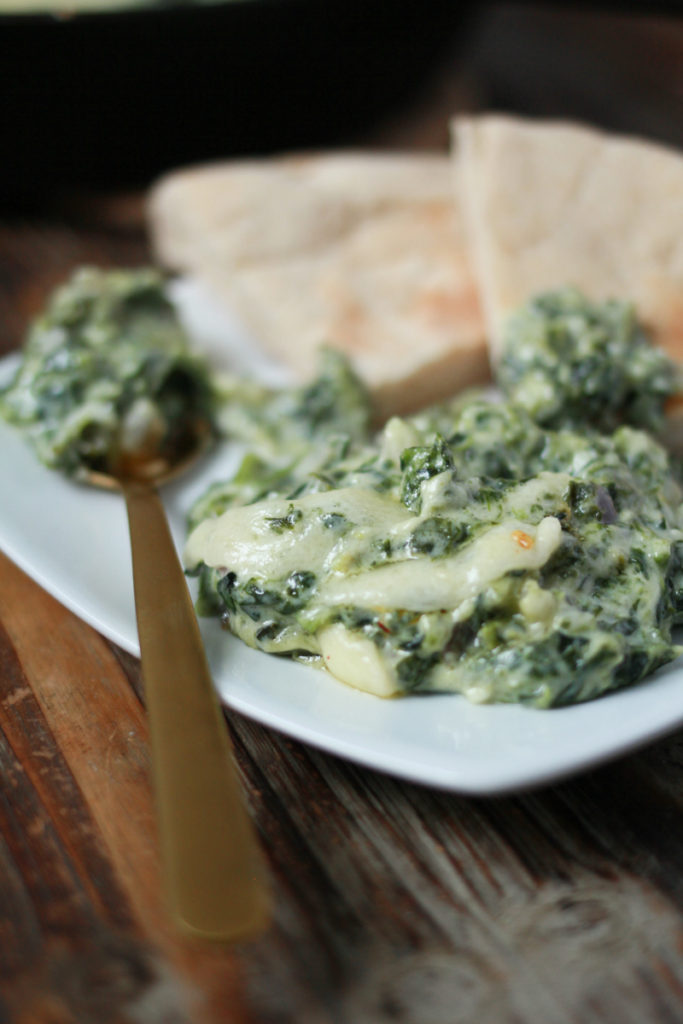 Cheesy Baked Spinach Dip