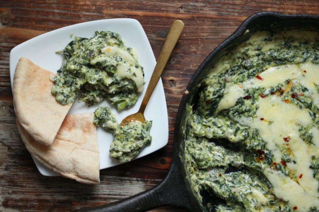 Cheesy Baked Spinach Dip