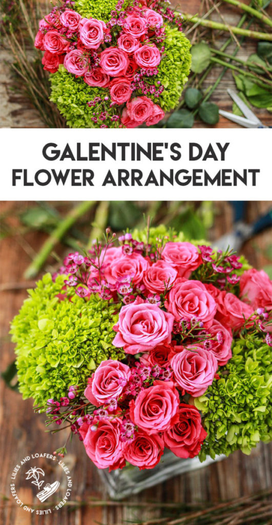 Flower Arrangement for Galentine's Day