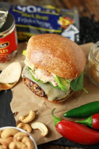 Black Bean Burger with Chipotle Mayo