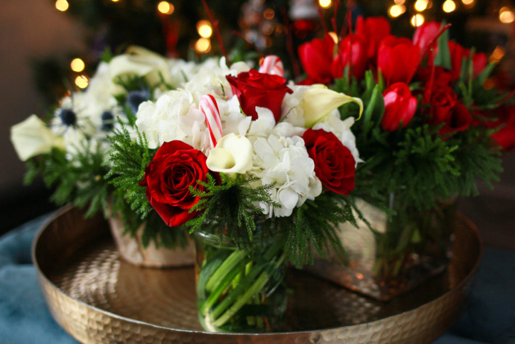 Holiday Flower Arrangements