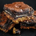 Oreo Cookie Dough Brownies