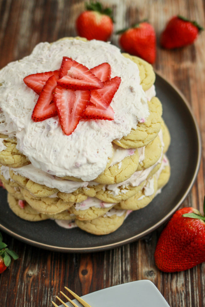 Strawberry Shortcake Icebox Cake