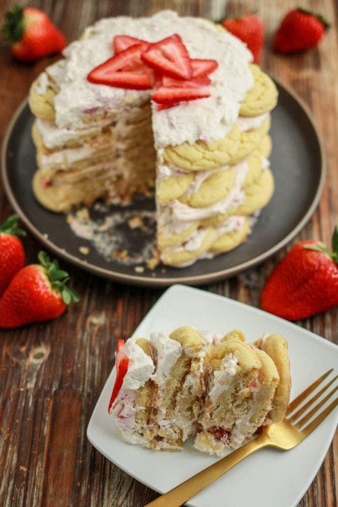 Strawberry Shortcake Icebox Cake