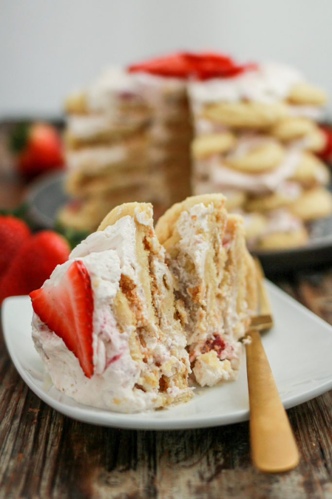 Strawberry Shortcake Icebox Cake